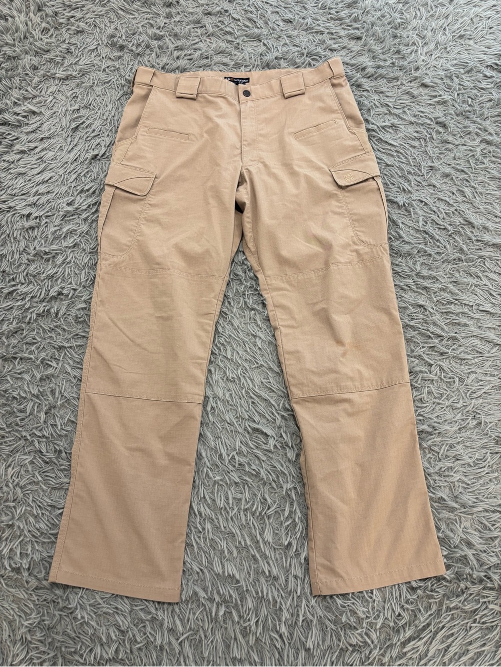 5.11 Tactical Stryke Cargo Pants Mens 36x32 Khaki Tan Flex Tac Ripstop 74369